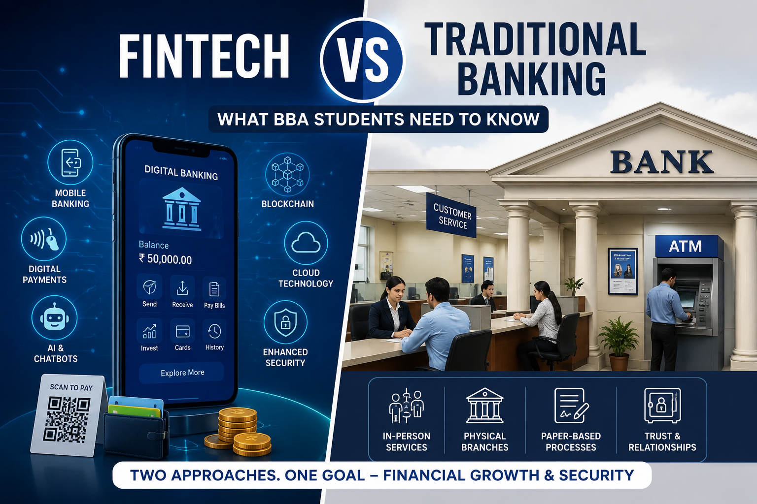 Fintech vs Traditional Banking: What BBA Students Need to Know