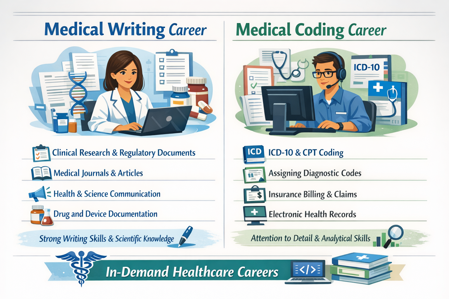 Rising Careers in Medical Writing and Medical Coding after B.Pharm at RBMI